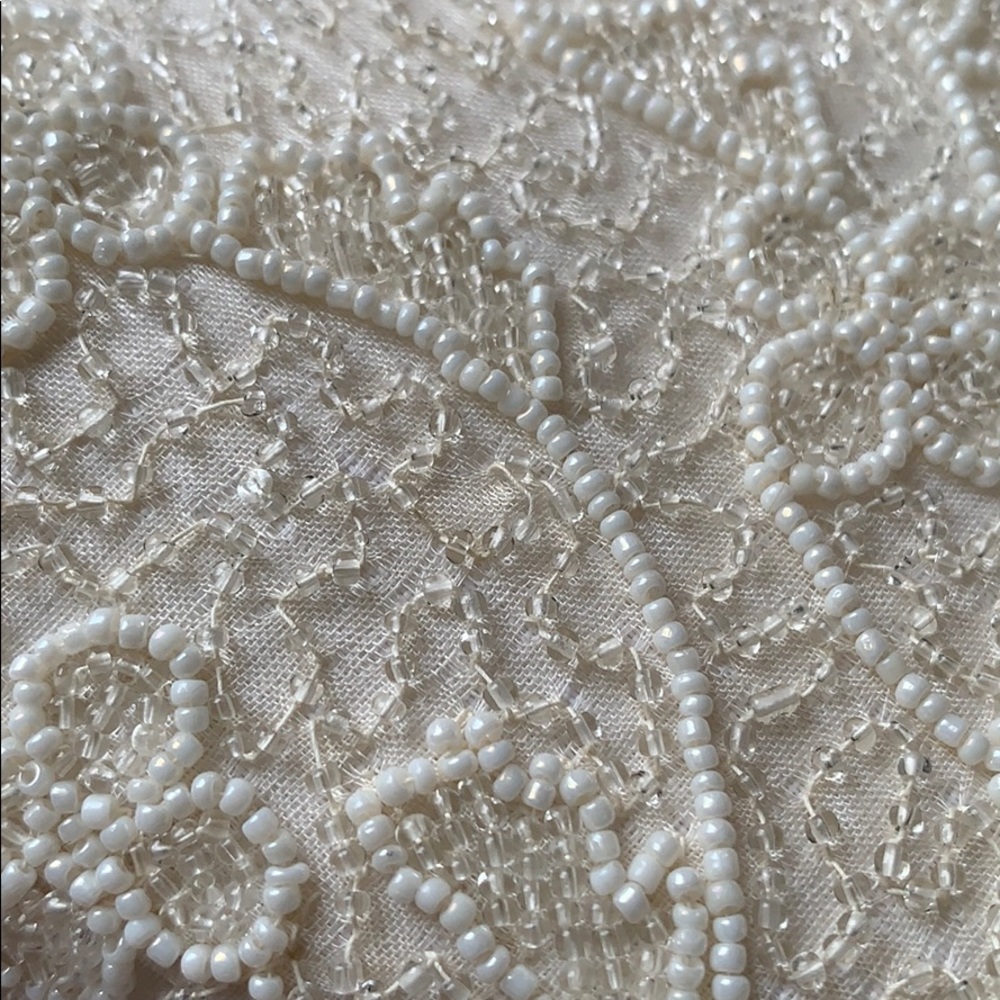 Vintage Handbeaded Wedding Day Purse - Picture 6 of 7